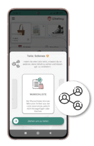 Wunschliste mit Freunden teilen